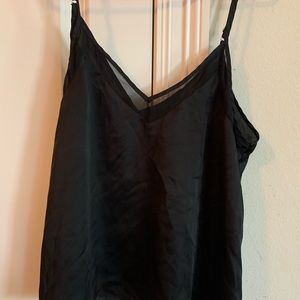 Black sheer tank